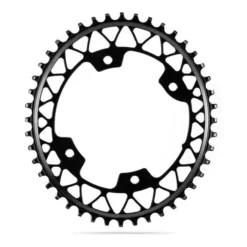 Absolute Black AbsoluteBLACK Oval Chainring 1x 110/4BCD For Shimano 9100/8000/9000/6800 Grey