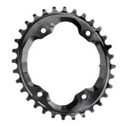 Absolute Black AbsoluteBLACK Oval Chainring For Shimano XTR M9000 Assymetrical Black