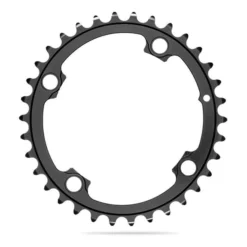 Absolute Black AbsoluteBLACK Oval Chainring 104 BCD With Bolts Black 
