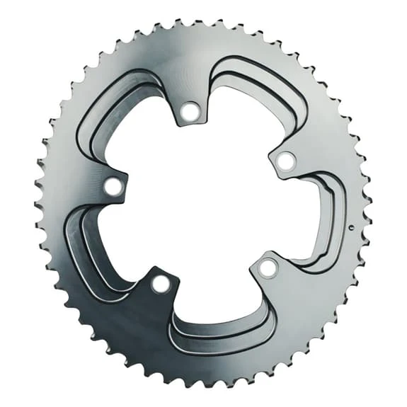 Absolute Black AbsoluteBLACK 110/4 BCD 2v 52D Oval Chainring Grey