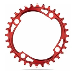 Absolute Black AbsoluteBLACK Round Chainring 104 BCD Red