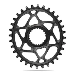Absolute Black AbsoluteBLACK Oval Chainring For Shimano XTR M9100 Black 