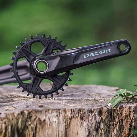 Shimano Deore M6100 12V 32D Crankset Black - Image 2