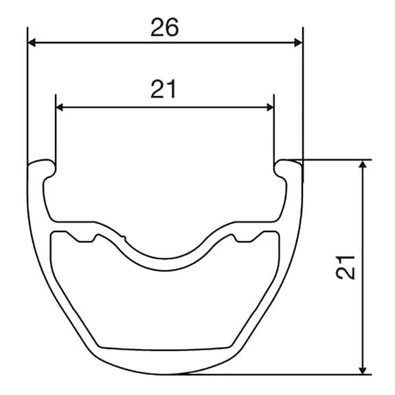 Mavic Crossride FTS-X 27.5" Intl Rear Wheel Shimano Black - Image 3