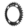 Plate Rotor Road QRings 44 BCD 110x4 Shimano Interior Black