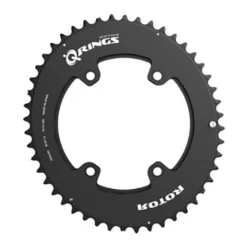 Rotor QRings GRX 46D BCD 110x4 Outer Chainring Black