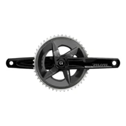 SRAM Rival AXS DUB 2x12S 48/35D Crankset With Potentiometer Black Grey