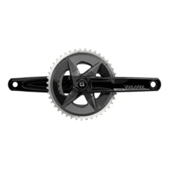 SRAM Rival AXS DUB Wide 2x12S 43/30D Crankset With Potentiometer Black Grey