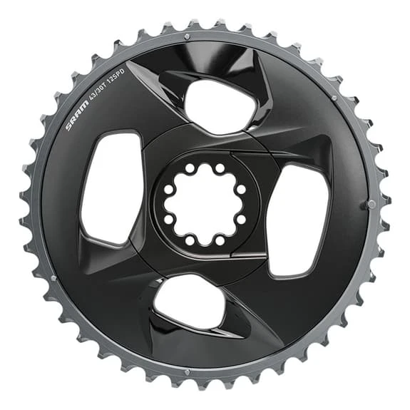 SRAM Force AXS Wide 2x12V 43D Chainring Grey Black