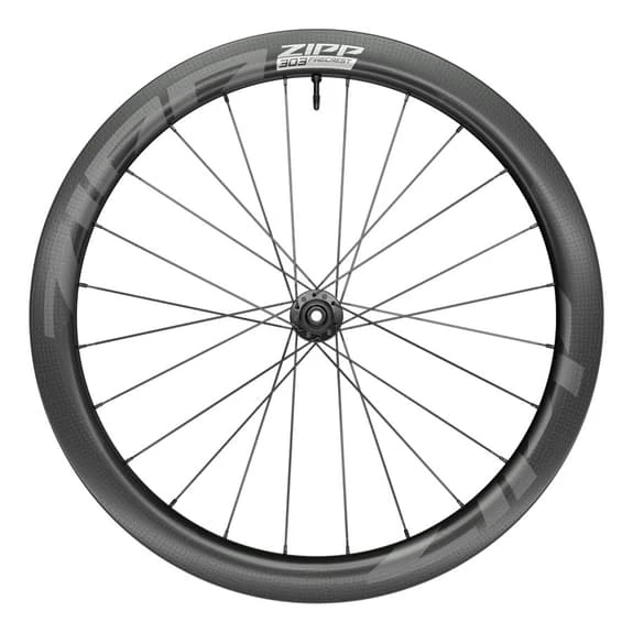 Zipp 303 Firecrest Black Carbon Tubeless Disc Brake Front Wheel